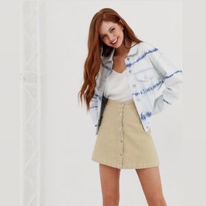 NWT Tie Dye Denim Jacket Size Medium